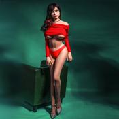 165CM realistic lifelike fashionable lady tpe sex doll for men masturbation by automatic woman